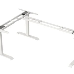 L-Shaped 3 Leg Electric Height Adjustable Table Frame