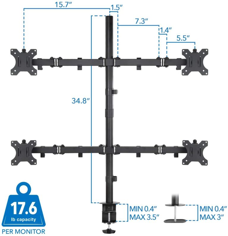 Quad Screen Monitor Stand