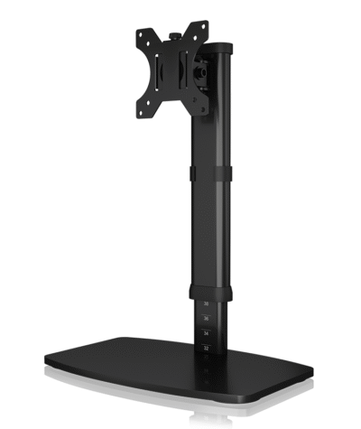 Defianz Freestanding Monitor Desk Stand - Black